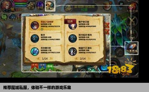 推荐魔域私服，体验不一样的游戏乐趣